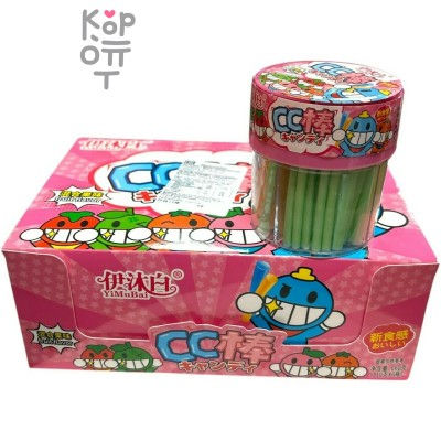 Конфеты Yimubai Magic Color Stick Candy "Обжорка" Йогуртовые трубочки с фруктовым вкусом