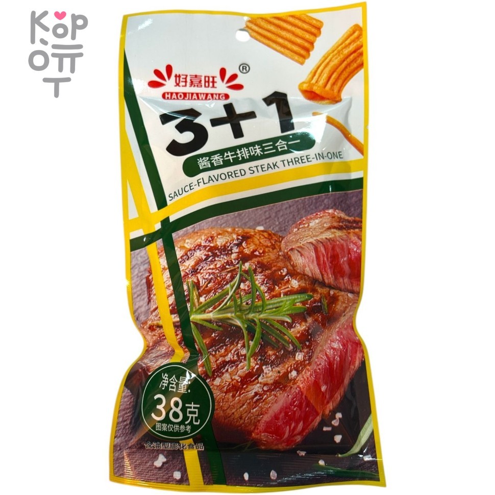 Картофельные чипсы Haoji Chips Картофель фри со вкусом Говяжьего стейка, купить с доставкой на дом фото 1 — Корейские товары для всей семьи(КорОпт)