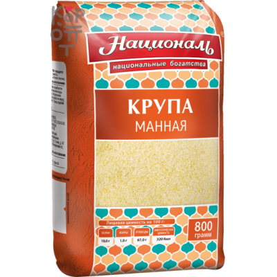 Крупа манная Националь, 800 г