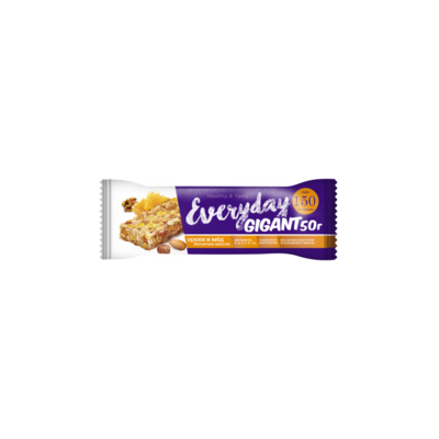 EVERYDAY — Батончик EVERYDAY GIGANT орехи/мёд 50 гр