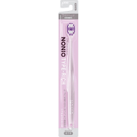 Lion Nonio Type-Rich - Широкая зубная щётка со стандартной головкой и двухуровневыми щетинками для профилактики галитоза.