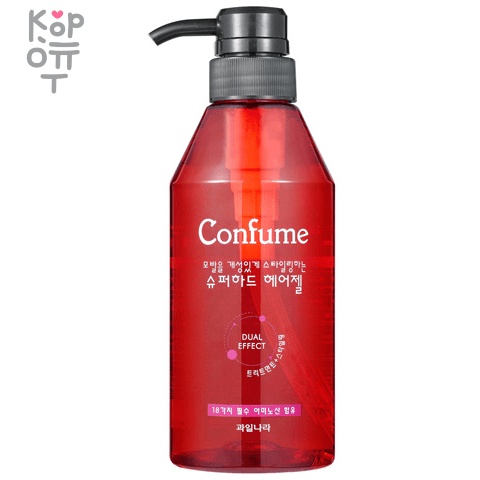 Welcos Confume Hair Gel Super Hard Fantastic Look - Гель очень сильной фиксации для укладки волос 400гр., купить с доставкой на дом фото 1 — Корейские товары для всей семьи(КорОпт)