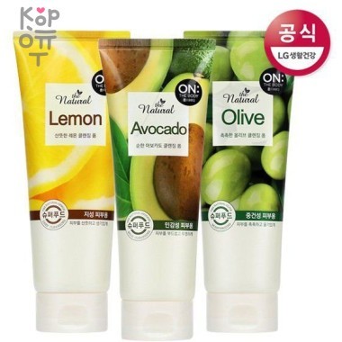 ON:The body The Natural - Пенка для умывания с фруктовыми экстрактами, 120гр. — Корейские товары для всей семьи(КорОпт)