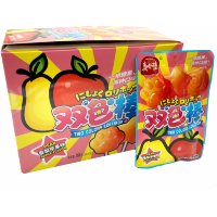 Карамель леденцовая Two Colors Lollipop с взрывным вкусом спелых Яблок