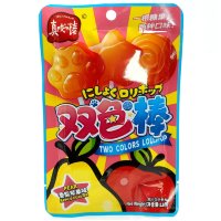 Карамель леденцовая Two Colors Lollipop с взрывным вкусом спелых Яблок