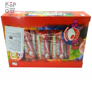 Жевательная конфета тянучка BenheFood 6 Flavored Fudge Сэндвич со вкусом Клубники &mdash; Корейские товары для всей семьи(КорОпт)
