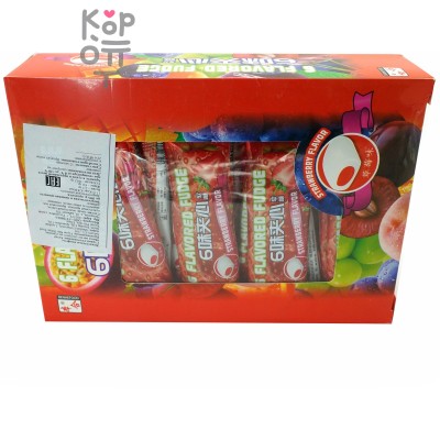 Жевательная конфета тянучка BenheFood 6 Flavored Fudge Сэндвич со вкусом Клубники