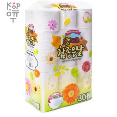 Туалетная бумага Dong Lim 3 слоя*25 метров, белая, без индивидуальной упаковки 30 рулонов — Корейские товары для всей семьи(КорОпт)