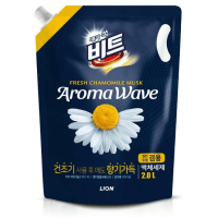 CJ LION Beat Aroma Wave Chamomile - Жидкое средство для стирки, Для автоматических стиральных машин и ручной стирки с ароматом Ромашки.
