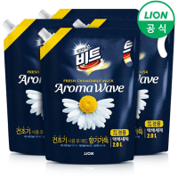 CJ LION Beat Aroma Wave Chamomile - Жидкое средство для стирки, Для автоматических стиральных машин и ручной стирки с ароматом Ромашки.