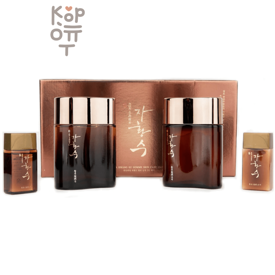 Ja Hwang Su Homme Mens Skin Care 2 Set - Антивозрастной набор для мужчин со стволовыми клетками 150 мл+ 150 мл