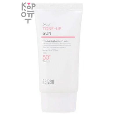 TENZERO Daily Tone-Up Sun SPF 50+/PA++++ - Солнцезащитный крем с тонирующим эффектом SPF50+ PA++++ 50 мл