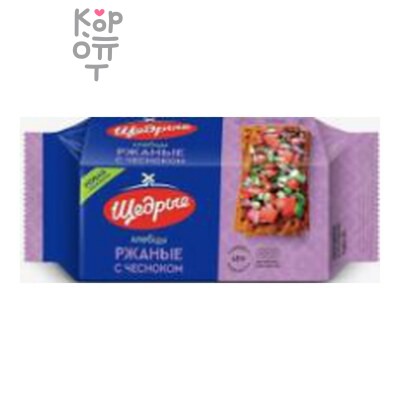 Ориент Продактс — Хлебцы ржаные с чесноком "ЩЕДРЫЕ"