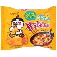 Лапша сублимированная SamYang Buldak Hot Chicken Flavor Ramen Cheese - со вкусом жареной курицы и сыра(острая), 140гр.