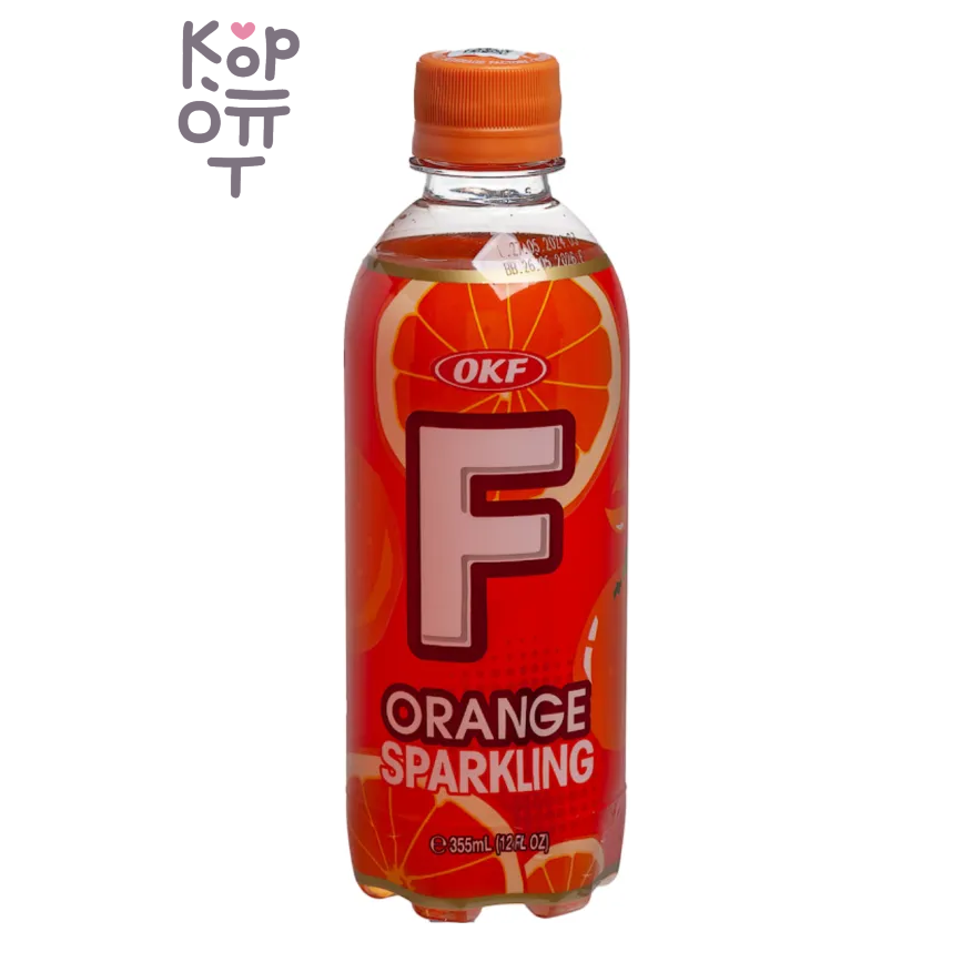 OKF Sparkling F Orange - Газированный освежающий напиток, апельсин 355мл.