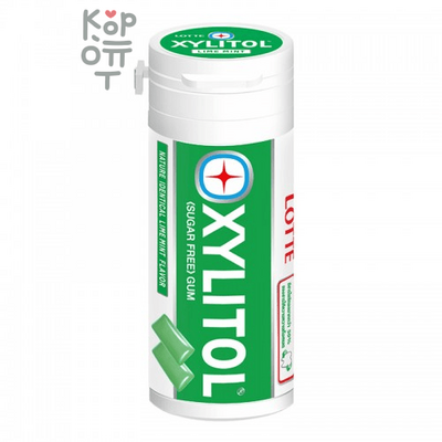 Резинка жевательная с лаймом и мятой Xylitol Lime Mint Lotte, 29 г