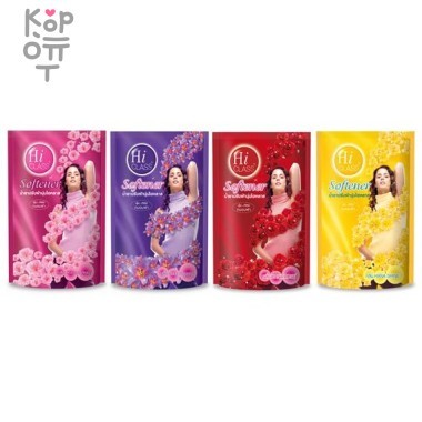 LION Hi-Class Hana - Кондиционер для белья - 500мл., мягкая упаковка — Корейские товары для всей семьи(КорОпт)