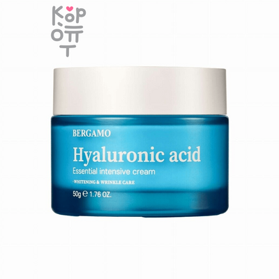 Bergamo Hyaluronic Acid Essential Intensive Cream - Крем для лица с гиалуроновой кислотой 50 г