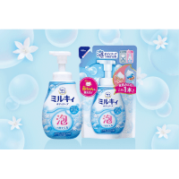 Cow Milky Foam Gentle Soap - Увлажняющее мыло пенка для тела, с маслом ши и скваланом, с нежным ароматом цветочного мыла