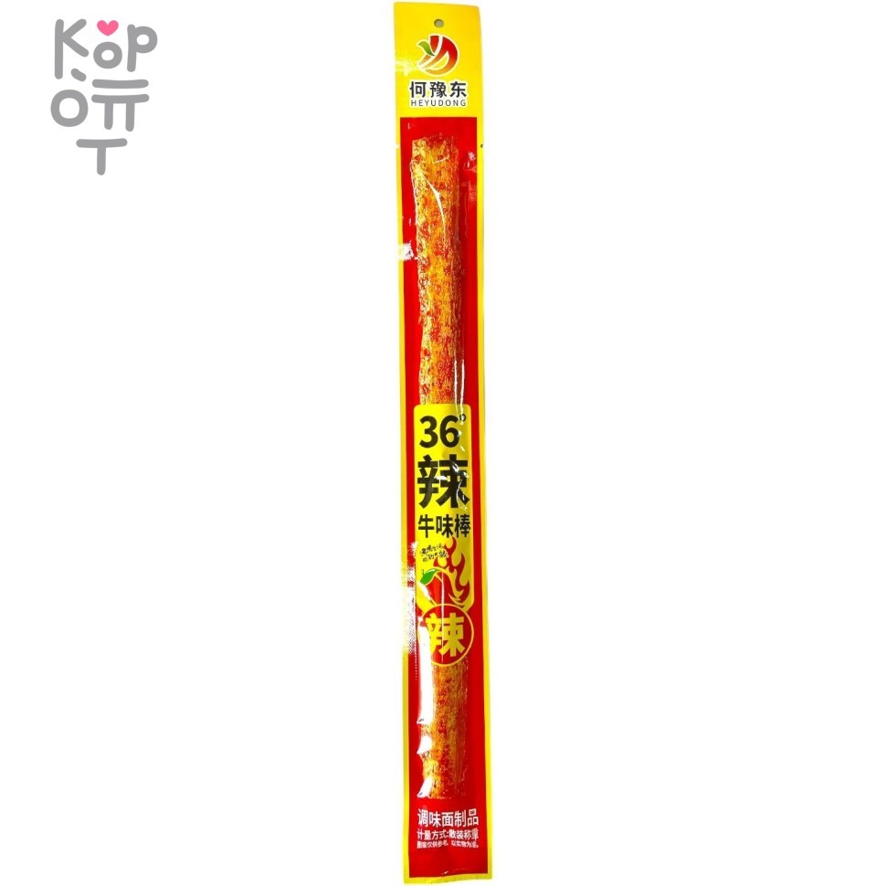 Снэк Heyudong - Большая огненная говяжья палочка, 20гр., купить с доставкой на дом фото 1 &mdash; Корейские товары для всей семьи(КорОпт)