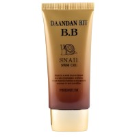 Jigott Daandan Bit Snail B.B. Premium Cream SPF 40 - BB-крем для лица с муцином улитки 50мл.