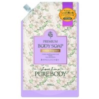 Mitsuei Love Line Pure Body Jasmine - Увлажняющий гель для душа с аргановым маслом, гиалуроновой кислотой и коллагеном, аромат Жасмина.