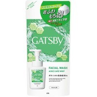Mandom Gatsby Facial Wash Acne Care Whip - Мусс для умывания для жирной и проблемной кожи против акне 