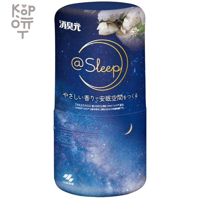 Kobayashi Shoshugen @Sleep - Жидкий дезодорант для спальни с ароматом Свежих Цветов 400мл., купить с доставкой на дом фото 1 — Корейские товары для всей семьи(КорОпт)
