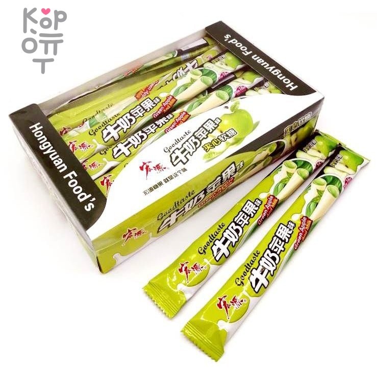 Тянучка со вкусом яблока и молока Goodtaste, 480гр.
