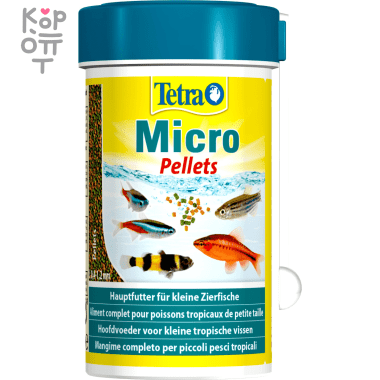 Tetra Micro Pellets корм для мелких видов рыб 100 мл — Корейские товары для всей семьи(КорОпт)
