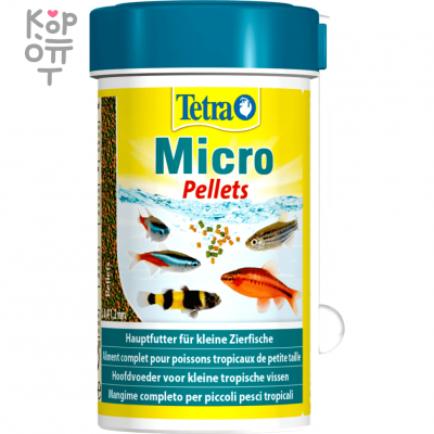 Tetra Micro Pellets корм для мелких видов рыб 100 мл