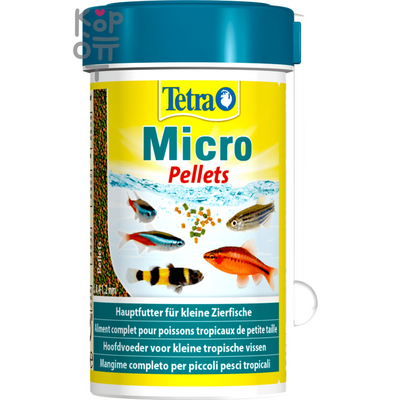 Tetra Micro Pellets корм для мелких видов рыб 100мл.