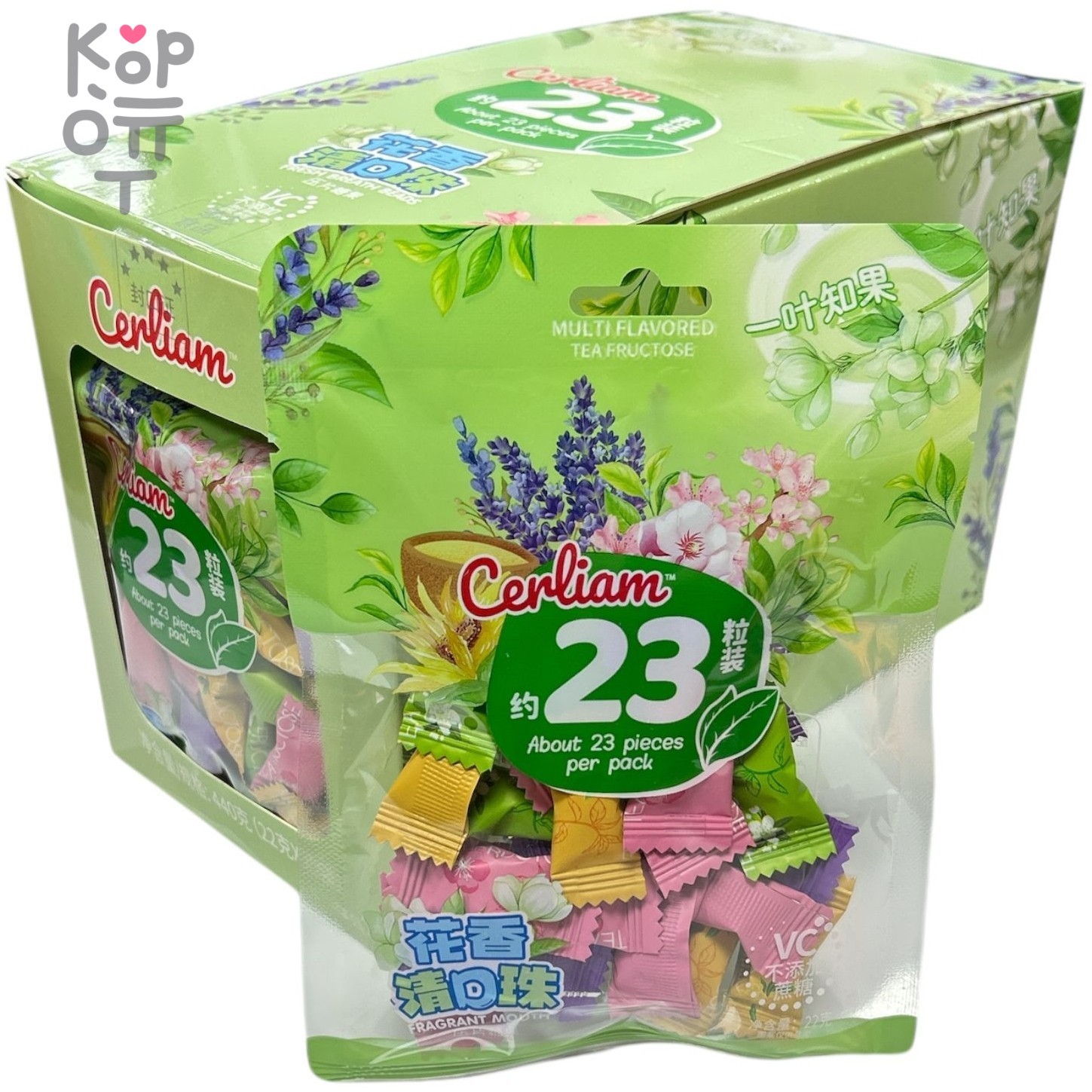 Карамель VC Cerliam Candy Холодок ароматный с ароматом цветов, купить с доставкой на дом фото 1 &mdash; Корейские товары для всей семьи(КорОпт)