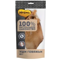 Мнямс лакомство для собак Уши говяжьи
