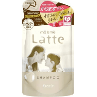 Kracie Ma&Me Latte Protein Milk Shampoo - Молочный увлажняющий шампунь для волос  490мл.