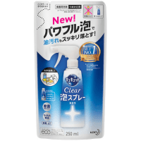 KAO CuCute Clear Foam Spray Unscented - Средство для мытья посуды без губки, без аромата.