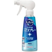 KAO CuCute Clear Foam Spray Unscented - Средство для мытья посуды без губки, без аромата.