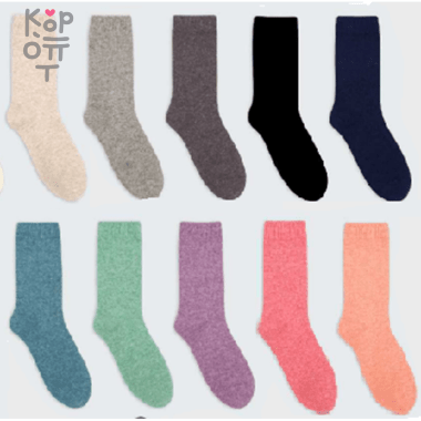 Носочки теплые женские, Размер 36-40  — Корейские товары для всей семьи(КорОпт)
