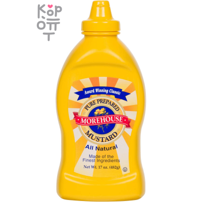 Morehouse Pure Prepared Mustard - Соус Горчичный натуральный, 482гр.