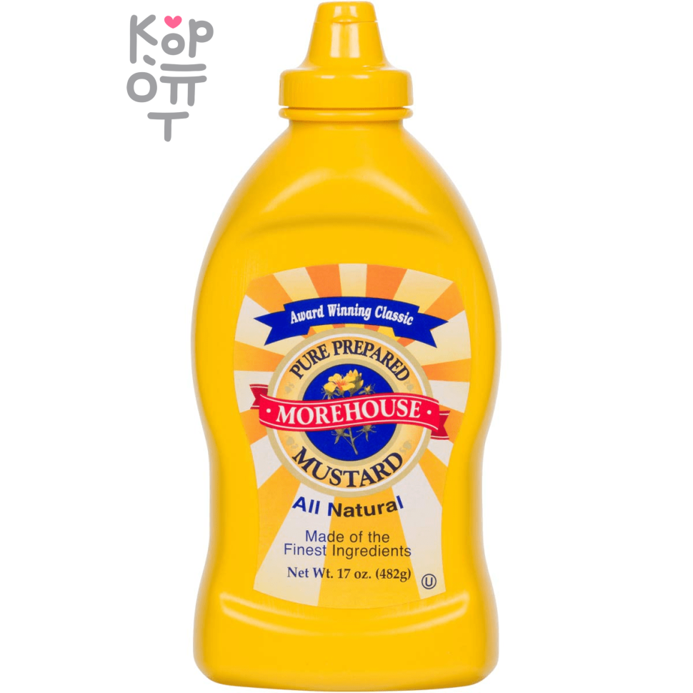 Morehouse Pure Prepared Mustard - Соус Горчичный натуральный, 482гр.
