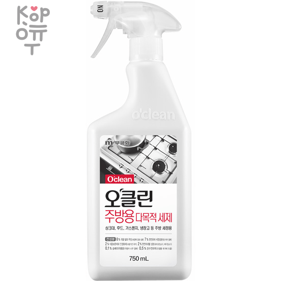 Mukunghwa "O`clean Multi-Purpose Cleaner Kitchen" - Экологически безопасное многоцелевое чистящее средство для кухни 750мл., купить с доставкой на дом фото 1 — Корейские товары для всей семьи(КорОпт)