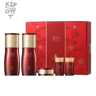 Welcos Hyoyeon Jayang Jin Skin Care 2 Set - Антивозрастной набор для лица (140мл.+25мл., 140мл.+25мл., 15мл.) — Корейские товары для всей семьи(КорОпт)