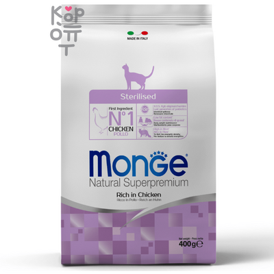Monge Cat Sterilised корм для стерилизованных кошек