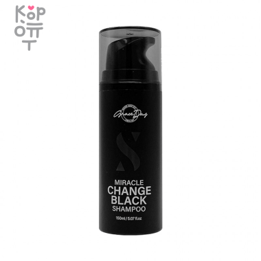 Grace Day  Miracle Change Black Shampoo - Черный тонирующий шампунь для волос. &mdash; Корейские товары для всей семьи(КорОпт)
