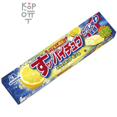 Конфеты жевательные со вкусом лимона, Morinaga, 55гр.