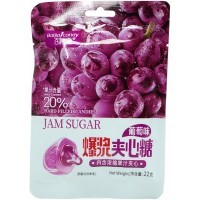 Конфеты Baijia Candy со вкусом терпкого винограда, наполненные начинкой из концентрированного фруктового сока