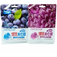 Конфеты Baijia Candy со вкусом терпкого винограда, наполненные начинкой из концентрированного фруктового сока