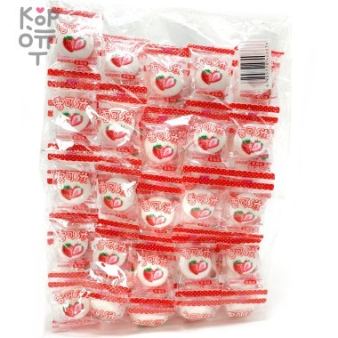 Маршмеллоу Jinjiang с Клубничной начинкой — Корейские товары для всей семьи(КорОпт)