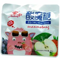 Леденцы кислые Jinzhong Mix Flavour со вкусом Фруктов