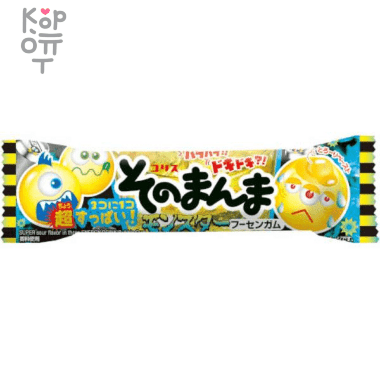 Coris Manma Monster Fusengam - Жевательная резинка "Монстры", вкус энергетического напитка, шары (1 из 3-х - кислый) 14,4гр.  &mdash; Корейские товары для всей семьи(КорОпт)